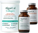 ALGAECAL Bone Builder & Collagen Bundle – Collagène cliniquement soutenu avec Verisol, Fortibone, Fortigel + Calcium à base végétale, Strontium, D3, K2, Magnésium et 16 nutriments pour la beauté et la santé des os