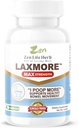 ZEN LIFE HERB LAXMORE I Poop Plus Max Strength Supplément 100% naturel à base de plantes (60 capsules)