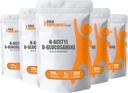 BulkSupplements.com Poudre de N-acétyle Glucosamine - Poudre de NAG, Glucosamine 750mg, Supplément de Glucosamine - Poudre de Glucosamine, Sans gluten, 750mg par portion, 5kg (11 lb) (paquet de 5)