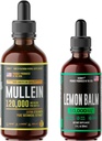 Herbify Bundle - Mullein Leaf Extract & Lemon Baume - Soutien respiratoire et soutien cérébral