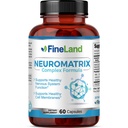 FineLand NEUROMATRIX Complex Formula, Advanced Cognitive and Nerve Support Supplement, High Potency Vitamin B12, Alpha Lipoic Acid and Acetyl-L-Carnitine, 60 Capsules