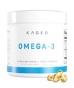 Kaged Omega 3 Softgels (en anglais seulement) Supplément huile de poisson (en anglais seulement) 3000mg Omega 3 Acid gras avec EPA & DHA (en anglais seulement) Suppléments pour hommes et femmes 30 portions