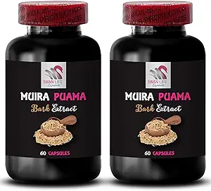 Boost Formula - Muira PUAMA BARK Extract - Daytime Focus, Energizer naturel, Living Companion, Plant-Based Revive, Herbal Drive Activation, Botanical Support, Energy Flow 2 Bouteilles 120 Capsules