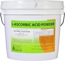 Duda Energy asc8p Peau de poudre d'acide L-ascorbique 99+% Classe alimentaire USP36/BP2012 Cristaux blancs purs naturellement fermentés Forme de vitamine C, 8 lb.