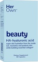 Sa propre beauté Capsules d'acide hyaluronique, hydratation de la peau, Nourrit et protège la peau, Collagène essentiel, acide hyaluronique, soutient belle peau, avec le zinc, le magnésium, la vitamine C, 60 comte