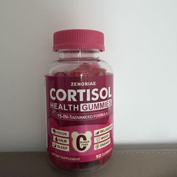 Cortisol Supplements for Women & Men, Cortisol Gummies – 15-in-1 Natural Stress & Mood Support with Magnesium, Ashwagandha, L-Theanine & Rhodiola, Vegan, Sugar-Free, 90 Gummies