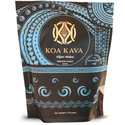 Koa Kava Fidji Kava Powder- Premium Noble Waka Kava Thé fait à partir de la racine de Kava Lateral à Savusavu, Fidji. 1 LB, 16 Ounce