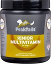 Multivitamine senior pour chiens – 350 comprimés à croquer avec MSM, Superoxide Dismutase