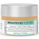CLEARSTEM - BRIGHEYES - Gel pour les yeux - Crème pour les yeux nourrissants - Renouvellement des lèvres - Gel de refroidissement - Mélange de cellules souches - Peptides, collagène, Aloe Vera - Sans gluten - Beauté, Self Care, Soins de la peau - 0,6 fl oz