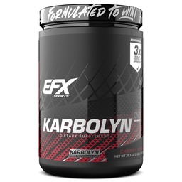 EFX Sports Karbolyn Carburant (en poudre d'hydrate de carbone à absorption rapide) Charge de glucides, énergie soutenue, récupération rapide