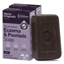 Marie Originals Eczema Face Savon Laver le corps Bar – Tous les soins naturels psoriasis, dermatite pour le soulagement de la peau sèche Itchy Flaky – Détoxifiant doux, guérissant, anti-Itch, nettoyant (Pack de 2)