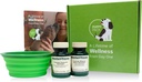 Pack de chiots de processus standard - Suppléments en poudre de soutien pour les produits Immunissables Canine et tout le corps - Kit de soutien pour chiots avec support du corps entier Canine et support du système Immunissable Canine - Comprend le bol d'eau collapsible