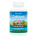 NaturesPlus Animal Parade Calcium, Vanilla Sundae Flavor - 90 comprimés à croquer en forme d'animal - favorise la santé des os - végétalien, sans gluten - 90 portions totales