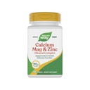 Nature's Way Calcium Magnésium & Zinc Mineral Complex, soutient la santé osseuse et la fonction musculaire*, Immune Support*, 765 mg par portion de 3 capsules, sans gluten, 100 capsules (paquetage May Vary)