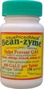 Relief de gaz haricot-zyme pour les adultes La force supplémentaire (150 ct) est de 400 GAUL par comprimé Alpha Galactosidase, végétalien, coût moins, supplément alimentaire enzymatique digestif Enzyme alimentaire naturelle