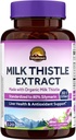 Vitalitown Lait Biologique Thistle Antioxydant Soutien, Détox & Nettoyage, 120 Caps végétaliens