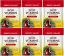 Durvet 6 Pack de vitamines et électrolytes pour la volaille, 5 Grams, fait 6 Gallons