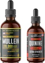 Herbify Bundle - Mullein Leaf Extract & Quinine Liquid - Support respiratoire et soutien à la digestion