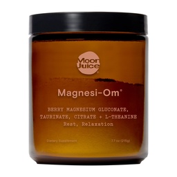 Supplément de poudre de magnésium de jus de lune Magnesi-Om - Complexe de magnésium chélaté + mélange L-théanique pour le repos, la détente et la régularité - végétalien, non-OGM et sans sucre, Berry, 7,7 oz, 55 portions