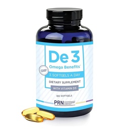 PRN De3 Dry Eye Ultra Pure rTG Omega 3 – Support pour les yeux secs - 2240mg EPA & DHA – nouvelle et améliorée-service sans brûlure-1, 2 mois d'approvisionnement