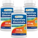 Meilleur gluconate de potassium naturel 595 mg 250 Comprimés (250 Nombre (paquet de 3))