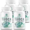 Avancé TUDCA 1100mg - Suppléments de sel bile ultra-résistance TUDCA, Suppléments de foie TUDCA testés 3ème partie pour le nettoyage du foie et la réparation, 240 Capsules (paquet de 4)