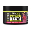 Plaisirs sains Beets de carburant naturel, Poudre de jus de betterave végétalienne, Poudre de betterave pour haute pression sanguine, 0g Sucre ajouté, Supplément de racine de betterave, Beetroot, Berry mixte, 30 portions (emballage mai Vary)