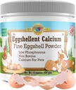 Calcium pour chiens et chats - Poudre de coquille d'oeuf fine - Supplément fort de hanche et d'articulation pour chiens et chats - Supplément diététique - Pas d'additifs - Calcium 16 oz d'un ami d'animal