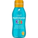 Multivitamine liquide sans sucre pour enfants - Multivitamine liquide à haute absorption pour enfants avec des vitamines A C D E & B Complexe Plus Quercetin Immune Complexe de soutien - 3ème partie testée - Arôme orange (1 mois)