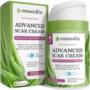 Crème d'enlèvement de cicatrices pour les femmes et les hommes, Réparation rapide de nouvelles vieilles cicatrices, taches, brûlures tout traitement naturel avec la vitamine E, B5, C, Aloe Vera, 1,7 Fl Oz