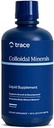 Trace Minerals Colloïdal Minerals - Immune Health & Energy Support - Supplément de potassium à haute puissance avec acide fulvic - Supplément d'absorption minérale pour les hommes et les femmes - 32 fl oz (environ 32 portions)