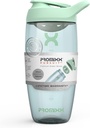 Bouteille de shaker protéinique Promixx (24 oz) – Mélangeur silencieux sans bille, couvercle de fuite-proof, ECOZEN sans BPA/BPS et sans phtalate – Coupe de shaker facile à nettoyer pour les smoothies pré- & post-entraînement