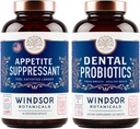 BOtanicaLS WINDSOR Suppresseur de l'appétit pour la perte de poids et probiotiques dentaires pour mauvais souffle