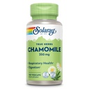 SOLARAY Camomile, Support apaisant pour la digestion, le traîtage respiratoire et la relaxation, 100 portions, 100 VegCaps