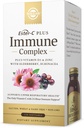 Complexe Solgar Ester-C Plus Immune -120 Softgels, soutien immunitaire 24 heures sur 24, soutient la santé respiratoire supérieure - Plus D3, Zinc, Elderberry & Echinacea - Non-OGM, sans gluten, sans produits laitiers - 60 portions,