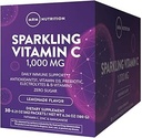 MRM Nutrition Sparkling Vitamine C 1000mg Avec Vitamine D + zinc + prébiotiques Lemonade aromatisée :