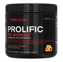 PEScience Prolifique poudre de pré-entraînement pour les hommes et les femmes avec L-Citrulline Nitric Oxide Booster, Energy Powder & Nootropic pour Focus – Pré-travail sans Beta Alanine – 40 Scoops, Sour Peach Candy