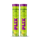 PLIX Creatine HCl Effervescent Tablets with 1.5g Creatine HCl | 40x More Soluble than Creatine Monohydrate | Supports Muscle Strength, Performance & Faster Recovery | No Clumps | Lemon Lime (pack of 2)