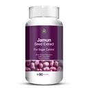 Healthy Nutrition - Just for the Health of it Jamun Seed Extract, Supports Blood Glucose Level, Blood Circulation for Men & Women, Veg - 90 Capsules, Pack of 1