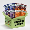 PLANTQFIT High Protein Chips-Savoury Crunchy Namkeen |56g Protein Per Combo, Baked Not Fried, Plant Based| Protein Chips and Snacks, Low Calorie Healthy Snacks for Adults | 8 Combo Packs | 4 Gourmet Flavours: Barbeque, Garlic Bread, Masala Magic, Korean Kimchi | Guilt-Free Diet Snack