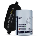 BeastLife Melatonin Gummies 5mg with Eye Mask | Valeriana wallichii, Chamomile, Passiflora | Mixed Berry Flavor | Sleep Support Supplement for Deep Sleep, Natural Sleeping Aid, Non-Habit Forming Night Rest Formula | Relieves Stress & Anxiety | Enhances Relaxation & Focus | 30 Gummies