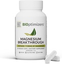 Evorina BIOptimizers Magnesium Breakthrough Supplement with 500mg - 7 Forms of Magnesium: Glycinate, Malate, Citrate, and More - Natural Support for Sleep and Cognitive Function -60 Capsules- Calming Vitamins | High Strength Herbal Supplement | Clean Label Ayurvedic Wellness