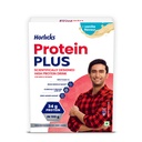 Horlicks Protein Plus Vanilla, 400 g, BIB - Whey, Soy & Casein Powder Blend, For Muscle Mass & Strength, Veg