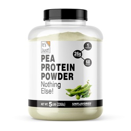 C'est juste ! - 100% de protéines de pois, végétalien, cultivé au Canada, qualité premium, texture lisse, sans gluten, céto-friendly (5 livres, non aromatisé)