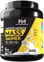 Nutrimuscle® Massive Muscle Mass Gainer, 1 Kg (Vanilla Flavour) – Whey Protein Blend with Complex Carbohydrates & Creatine Monohydrate for Muscle, Mass & Strength Gain