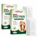Saphirre Foot patch 40 Pieces Herbal And Gentle Ingredient Detox Foot Pads, Natural Ingredients for Sleep Aid, Pain Relief, Toxin Removal with Bamboo Vinegar and Acupoint Micro-Massage Technology