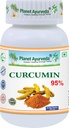 Planet Ayurveda Curcumin 95% Capsules, Herbal Supplement - 60 Capsules, Haridra (Curcuma longa)