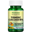 Morpheme Remedies Turmeric Curcumin 95% with Piperine for Joint Support - 60 Veg Capsules