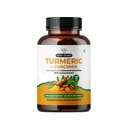 Herb Island Turmeric Curcumin for Antioxidant & Joint Health Support, 95% Curcuminoids, 10% Piperine, 960 mg, 60 Vegetarian Capsules