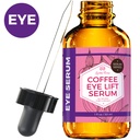 Sérum de café à l'huile de caféine de Leven Rose pour les yeux 1 oz - Sérum biologique anti-âge sous les yeux pour les sacs puants sous les yeux